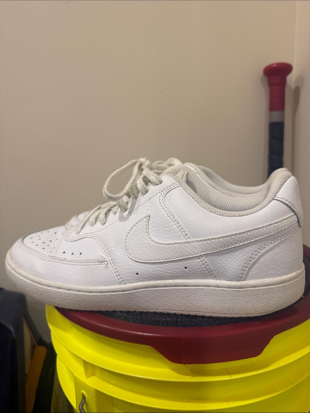 Nike Men’s All-White Low-Top Sneaker